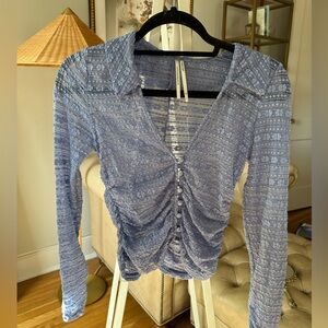 Anthropologie lace blouse